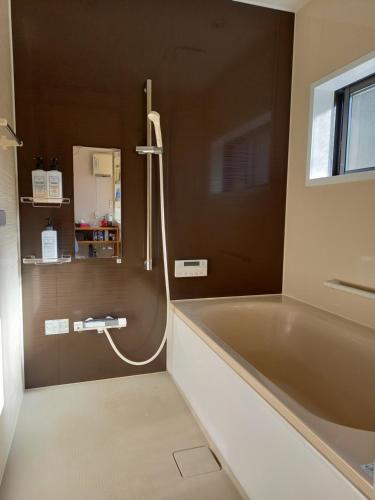 Koupelna v ubytování Farm Stay Ichirobee