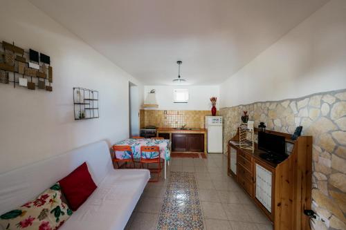 Η κουζίνα ή μικρή κουζίνα στο Case Vacanza Cafarella