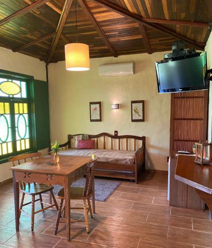 Μια τηλεόραση ή/και κέντρο ψυχαγωγίας στο Hotel Santa Esmeralda