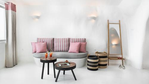 Posezení v ubytování Maregio Suites