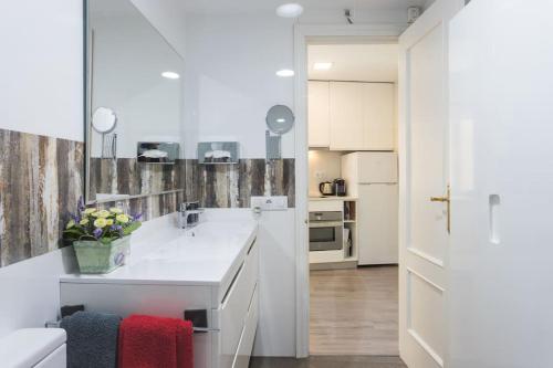 Kuchyňa alebo kuchynka v ubytovaní Apartamento Casco Histórico , playa Postiguet