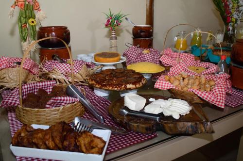 Comida en la estancia rural o alrededores