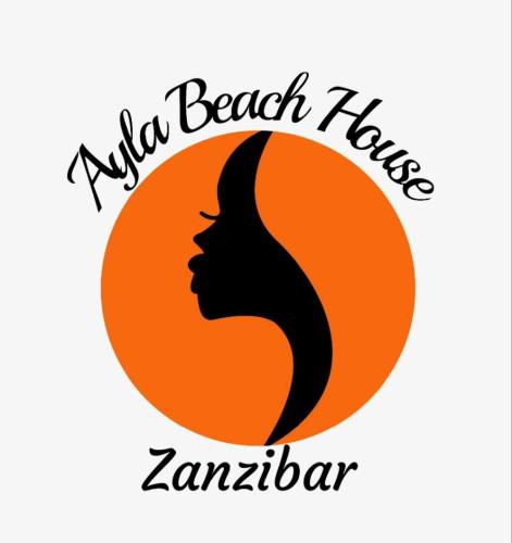 an illustration of a silhouette of a woman with the words mullet kisses zamb at Ayla Beach House in Kiwengwa