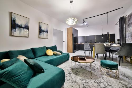 Et opholdsområde på Nowoczesne Apartamenty typu Superior - Bulwary Rabka Zdrój - Balia - Blisko Park Zdrojowy