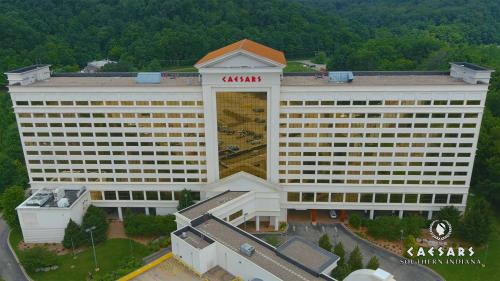 an aerial view of a large building at Caesars Southern Indiana, A Caesars Destination in Elizabeth