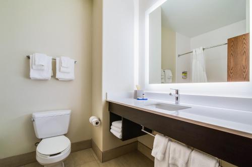 Ένα μπάνιο στο Holiday Inn Express & Suites Custer-Mt Rushmore