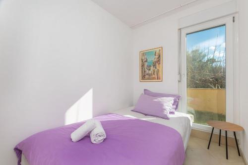 Postel nebo postele na pokoji v ubytování Apartments and Room Excelsior