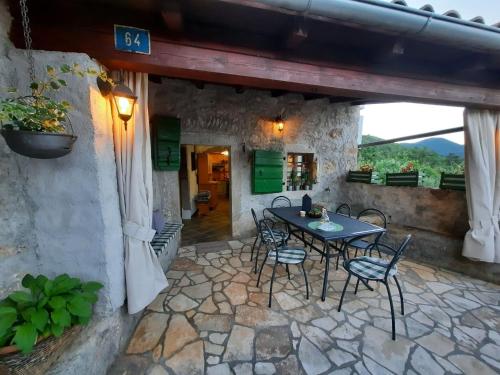 Stone House in Dobrec with Sea View & Pool