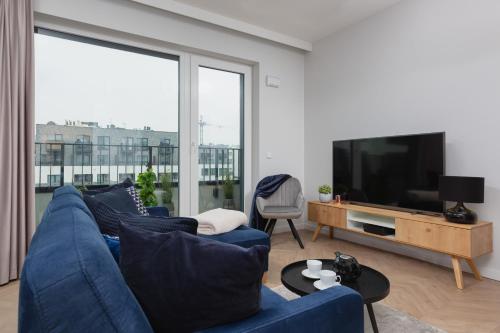 A seating area at Mokotów Apartment LUX with Parking by Renters Prestige