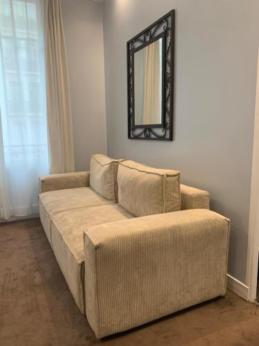 Zona de estar de Charming Eiffel Tower Appartement