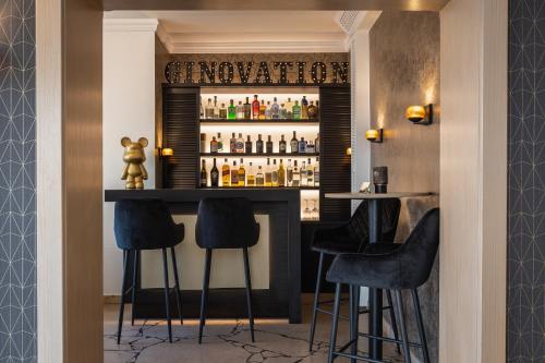 Ο χώρος του lounge ή του μπαρ στο SMARTY Hotel Euler Homburg, Saar - KONTAKTLOSER SELF CHECK-IN