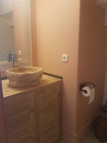 Koupelna v ubytování Albirelax