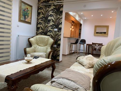 Istumisnurk majutusasutuses Apartman Stojanovic