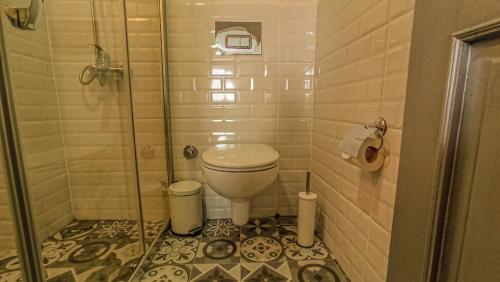 Koupelna v ubytování Variante Hotel