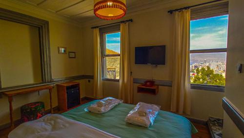 Postel nebo postele na pokoji v ubytování Variante Hotel