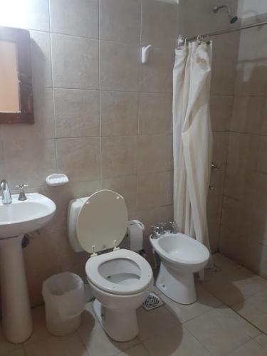 Hostal Candelaria tesisinde bir banyo