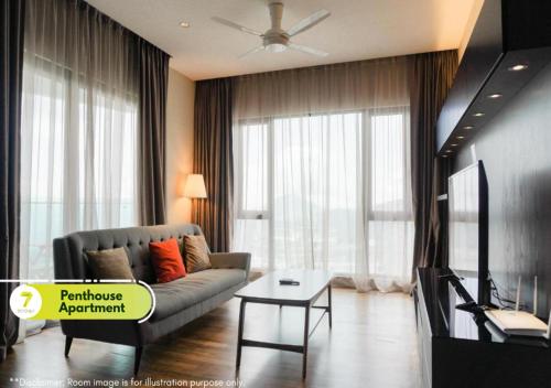 Μια τηλεόραση ή/και κέντρο ψυχαγωγίας στο 7Stonez Suites Geo38 Genting Highlands
