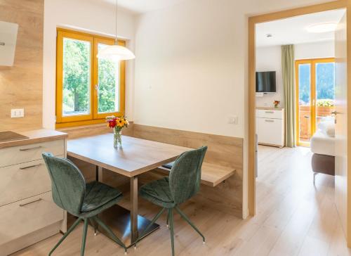 Кухня или мини-кухня в Residence Töglhof
