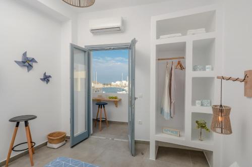 A bathroom at Aegean Jasmine - In The Center