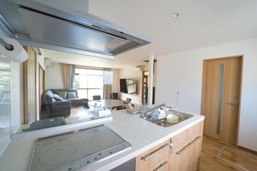 Una cocina o cocineta en Maple Farm