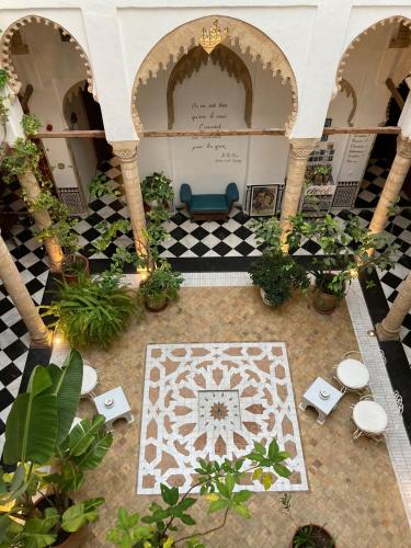 Un patio o zona al aire libre en Dar Shâan