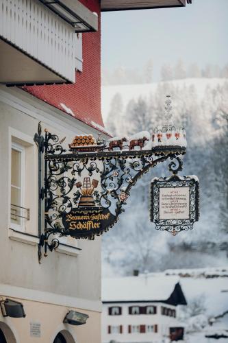 Brauereigasthof Schäffler v zimě