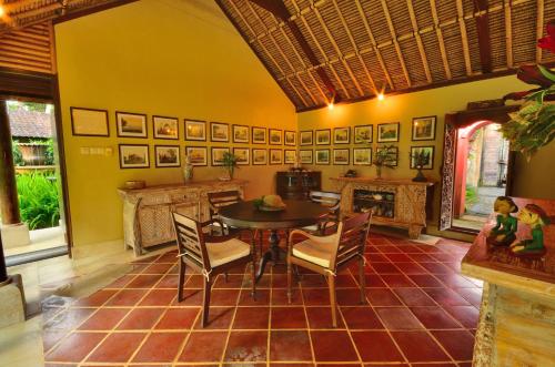 Χώρος καθιστικού στο Jendela Di Bali Villa