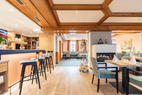 Kuchyň nebo kuchyňský kout v ubytování Hotel Markgraf