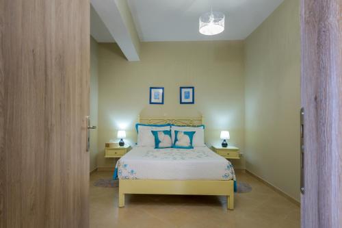 Posteľ alebo postele v izbe v ubytovaní Nikos & Vassilis apartments Kefalonia