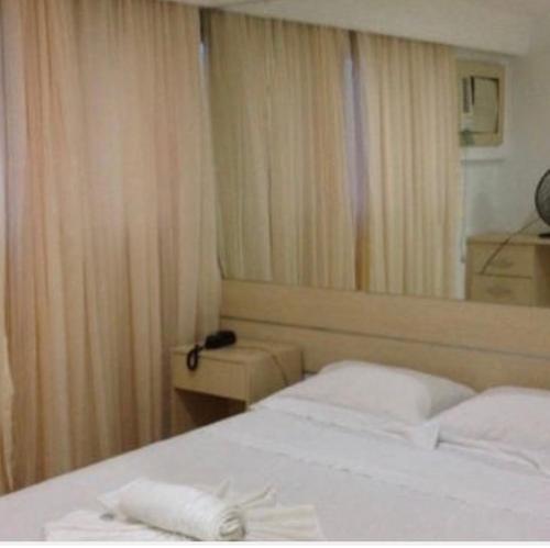 Postel nebo postele na pokoji v ubytování Flat em Boa Viagem