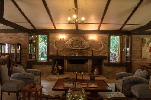 Χώρος καθιστικού στο Hotel Santa Esmeralda