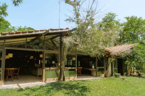 Κήπος έξω από το Hotel Santa Esmeralda
