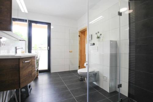 Koupelna v ubytování Chalet Chiemgau, Inzell