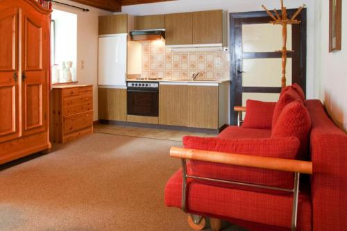 Dapur atau dapur kecil di Apartments Grafhube, Afritz-Verditz