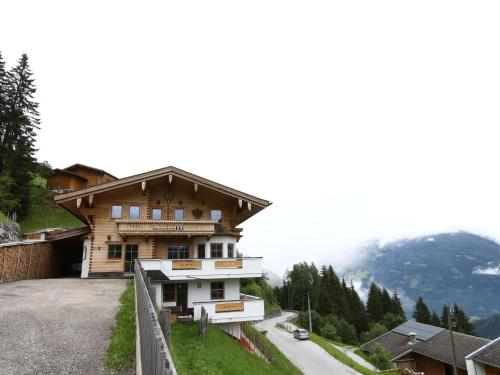 a building on the side of a mountain at Apartment in Fügenberg near Spieljochbahn in Fügenberg