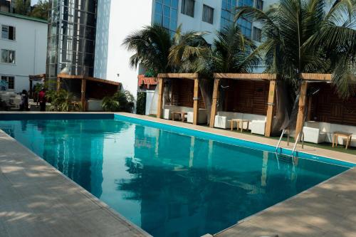 Swimming pool sa o malapit sa Hotel Sunshine Enugu