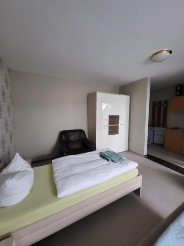 Katil atau katil-katil dalam bilik di Appart Hotel Roßdorf
