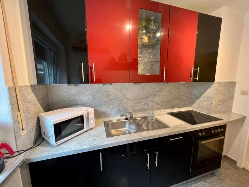 Dapur atau dapur kecil di Ferienwohnung da Salvatore