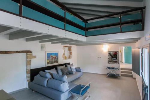 Posezení v ubytování Chorio House Platanias