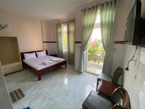 Postel nebo postele na pokoji v ubytování Hoang Minh 846 Hostel
