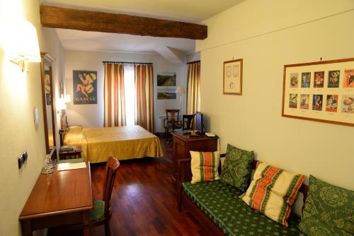 Posezení v ubytování Villa Chiara Hotel