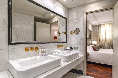 Phòng tắm tại Hotel Lunetta