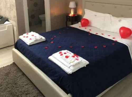 Ein Bett oder Betten in einem Zimmer der Unterkunft lapietra_hotelescapes
