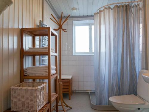 Ett badrum på Villa Weidling B&B