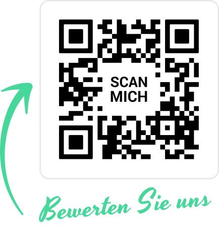 a picture of a qr code with the words scan mich between six at Ferienwohnung Last in Kyritz