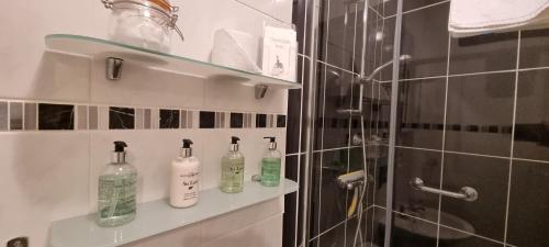 Kylpyhuone majoituspaikassa Glencoe Guest House