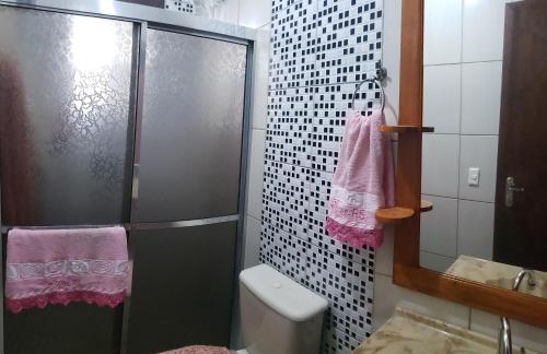 Ένα μπάνιο στο Residência Lagoa Jardim