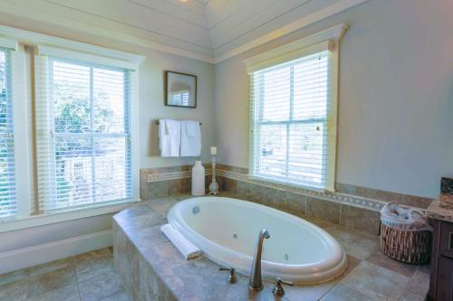 Koupelna v ubytování Deja Blue