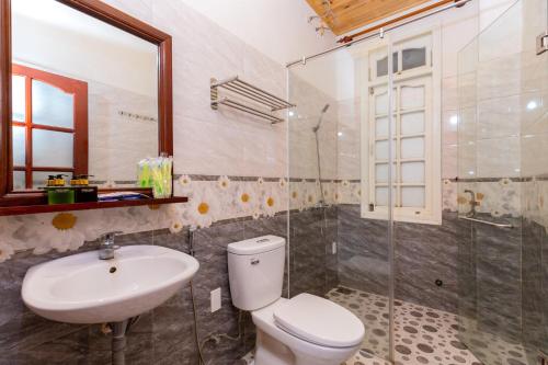 Koupelna v ubytování Villa Trung nghĩa 28