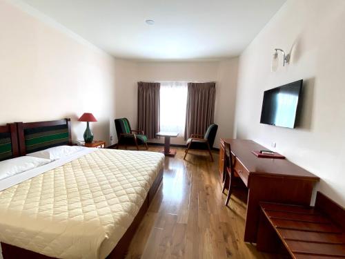 Μια τηλεόραση ή/και κέντρο ψυχαγωγίας στο Dam San Hotel